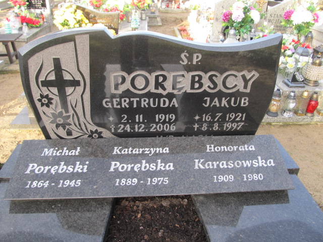 Gertruda Porębska 1919 Lubsza - Grobonet - Wyszukiwarka osób pochowanych