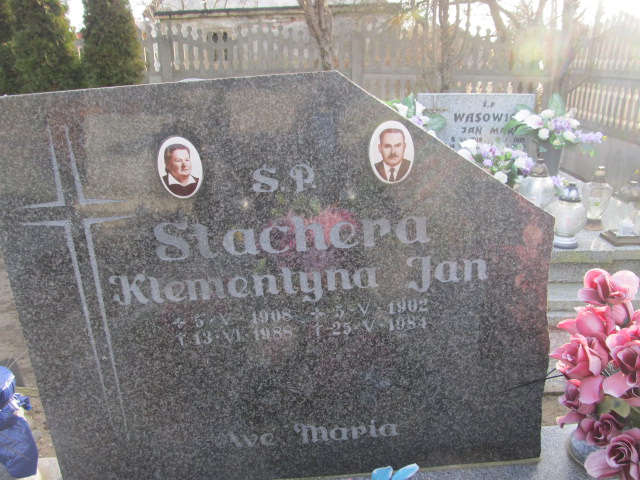 Jan Stachera 1902 Lubsza - Grobonet - Wyszukiwarka osób pochowanych