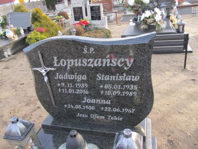Jadwiga Łopuszańska 1939 Lubsza - Grobonet - Wyszukiwarka osób pochowanych
