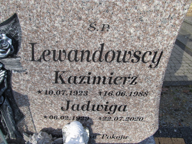 Jadwiga Lewandowska 1929 Lubsza - Grobonet - Wyszukiwarka osób pochowanych